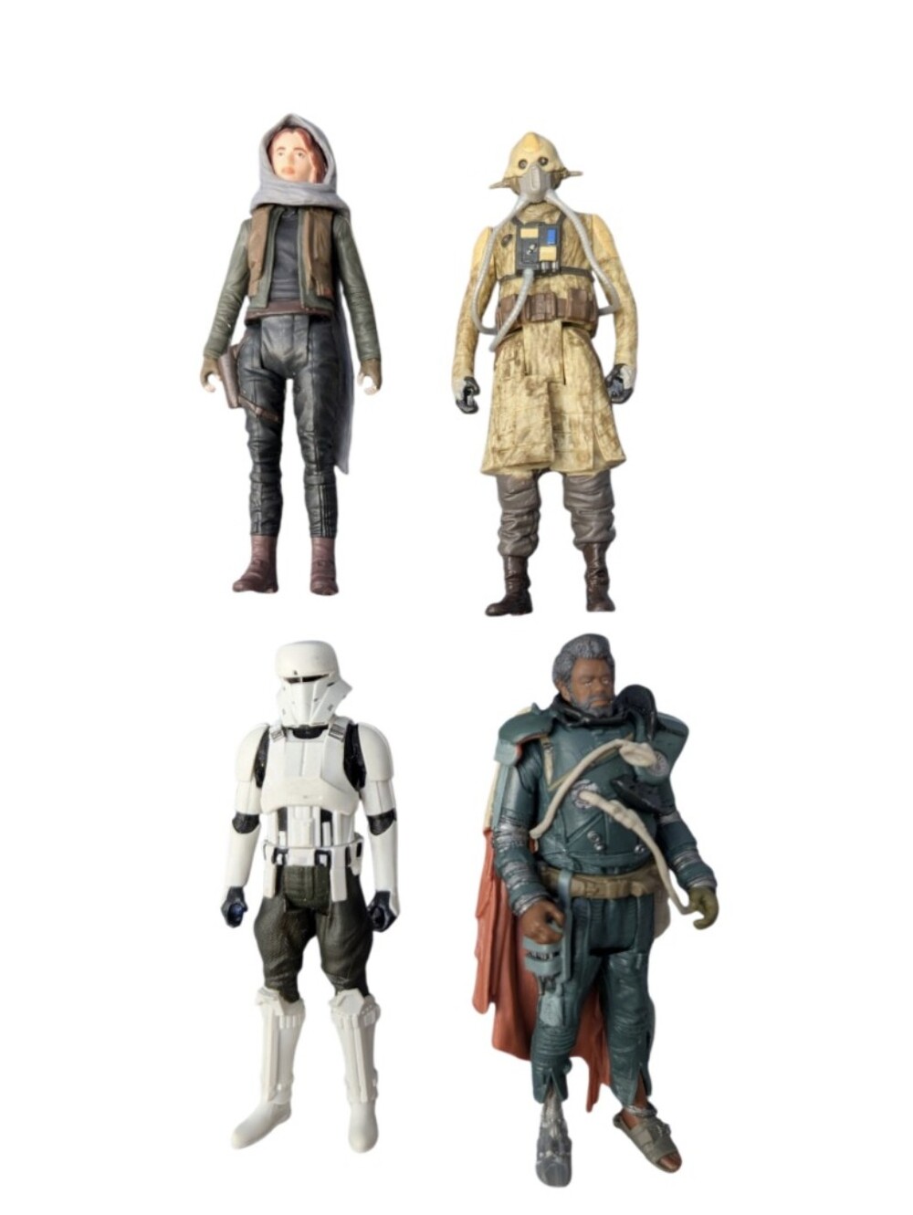 2 For $20 🩷 Star Wars 2016 Rogue One Jedha Revolt Action Figure Set